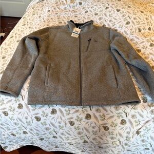 Spyder Gray Zip Up Sweater for Men